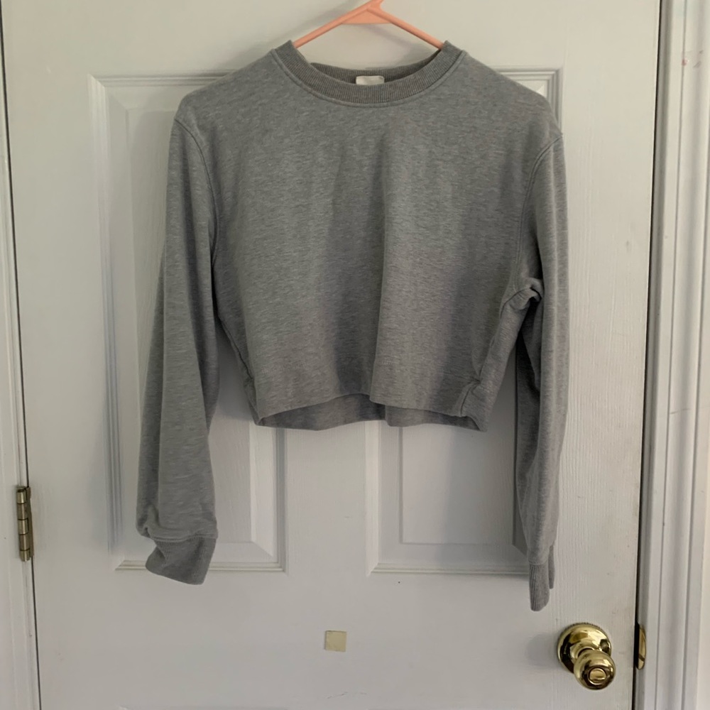 kotn cropped sweatshirt
